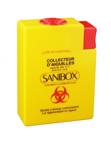 Collecteur d'aiguilles SANIBOX Mini 170ml